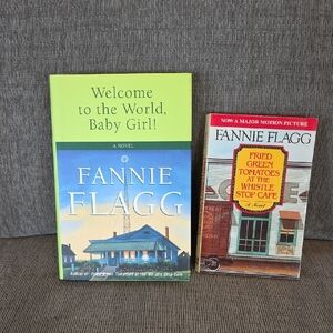 Fannie Flagg Novel Set, Welcome To The World Baby Girl! and Fried Green Tomatoes